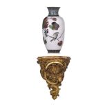 (BIDDING ONLY ON CARLOBONTE.BE) A fine cloisonne vase 'Magpie on vine branches', in the style of Jap