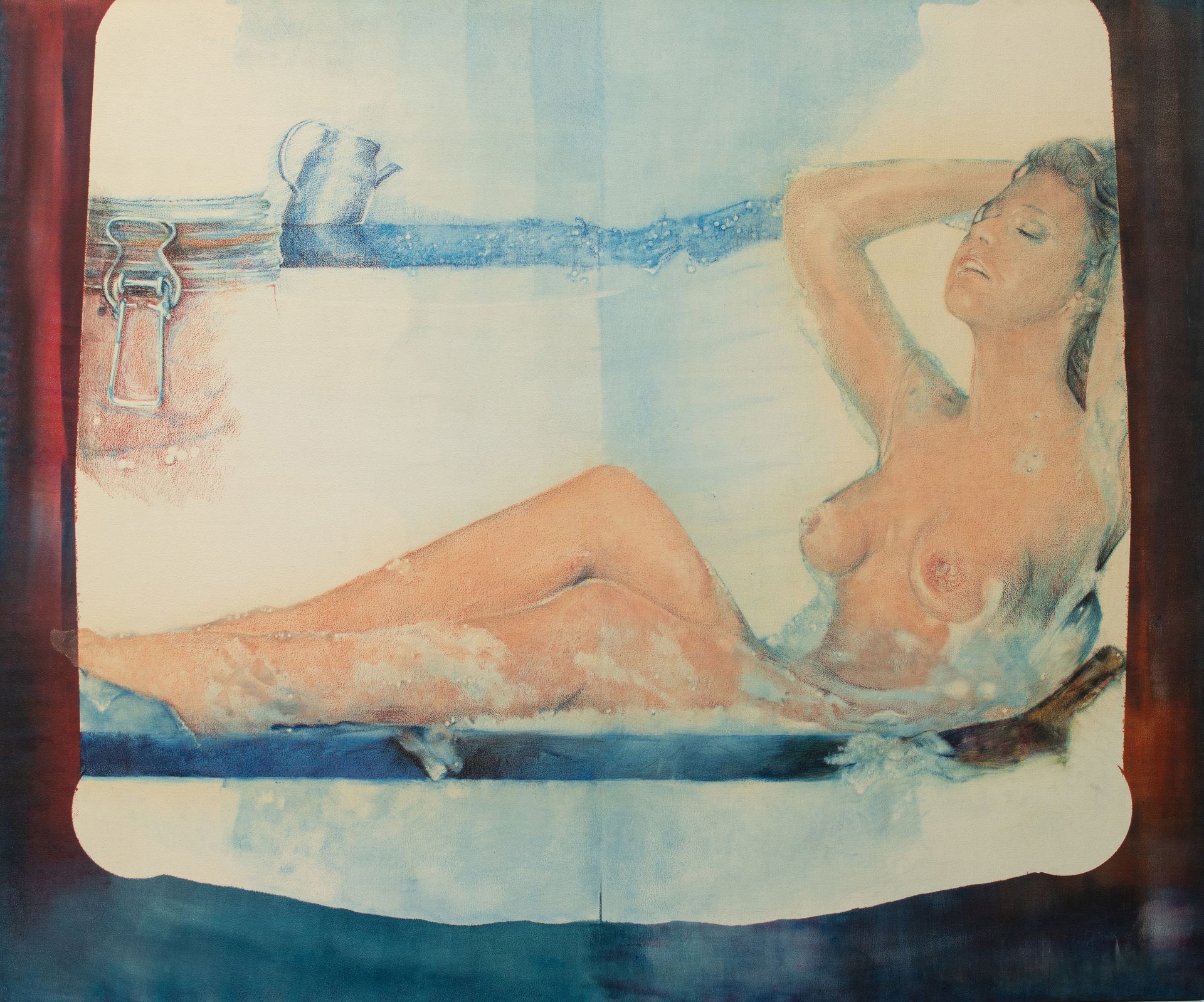 Pol Mara (1920-1998), 'Aimer Se Conserver', 1979, oil on canvas on panel, 167 x 195 cm
