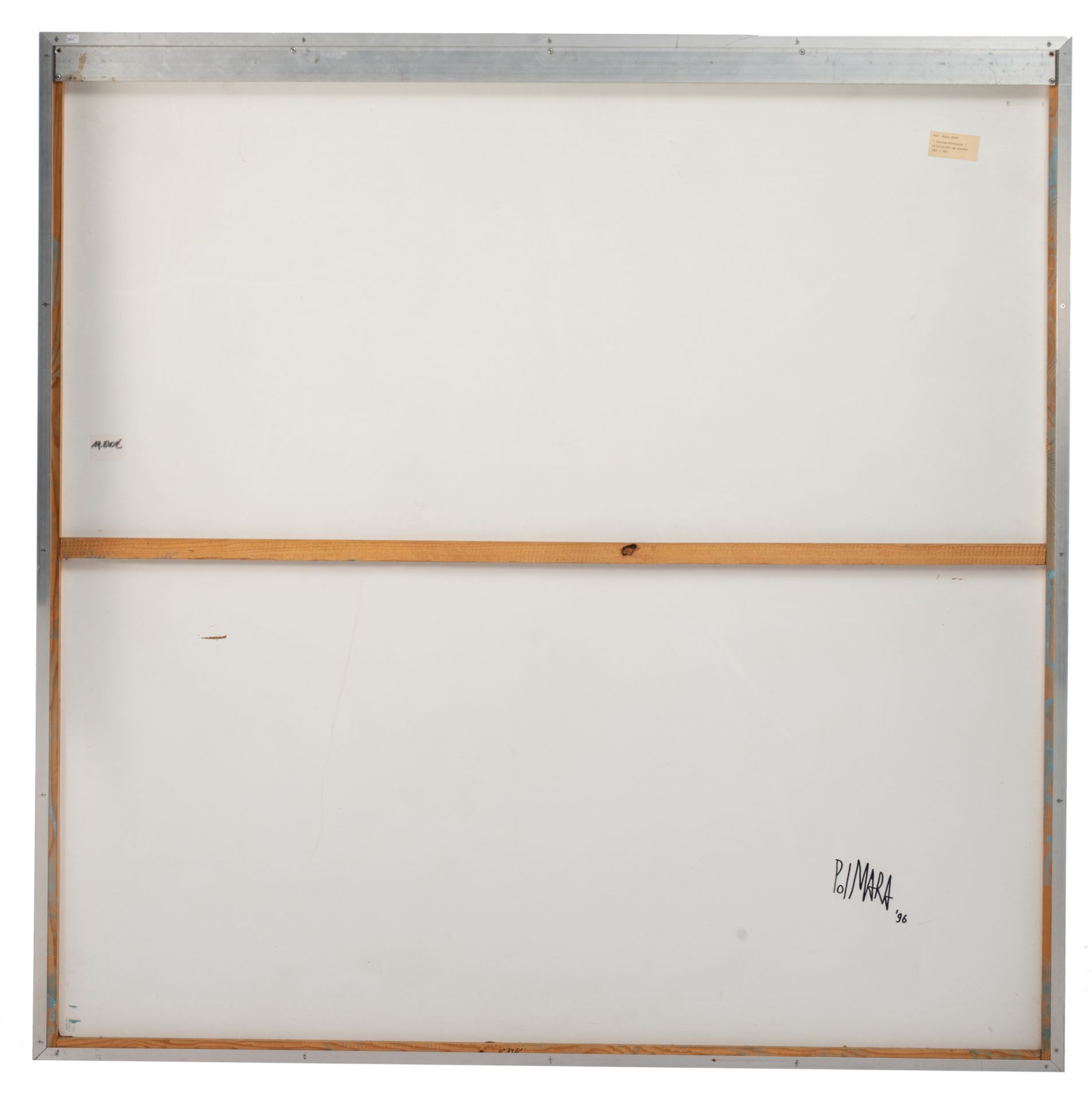 Pol Mara (1920-1998), Diurne-nocturne, oil on silk pasted on panel, 1996, 146 x 146 cm - Bild 3 aus 5