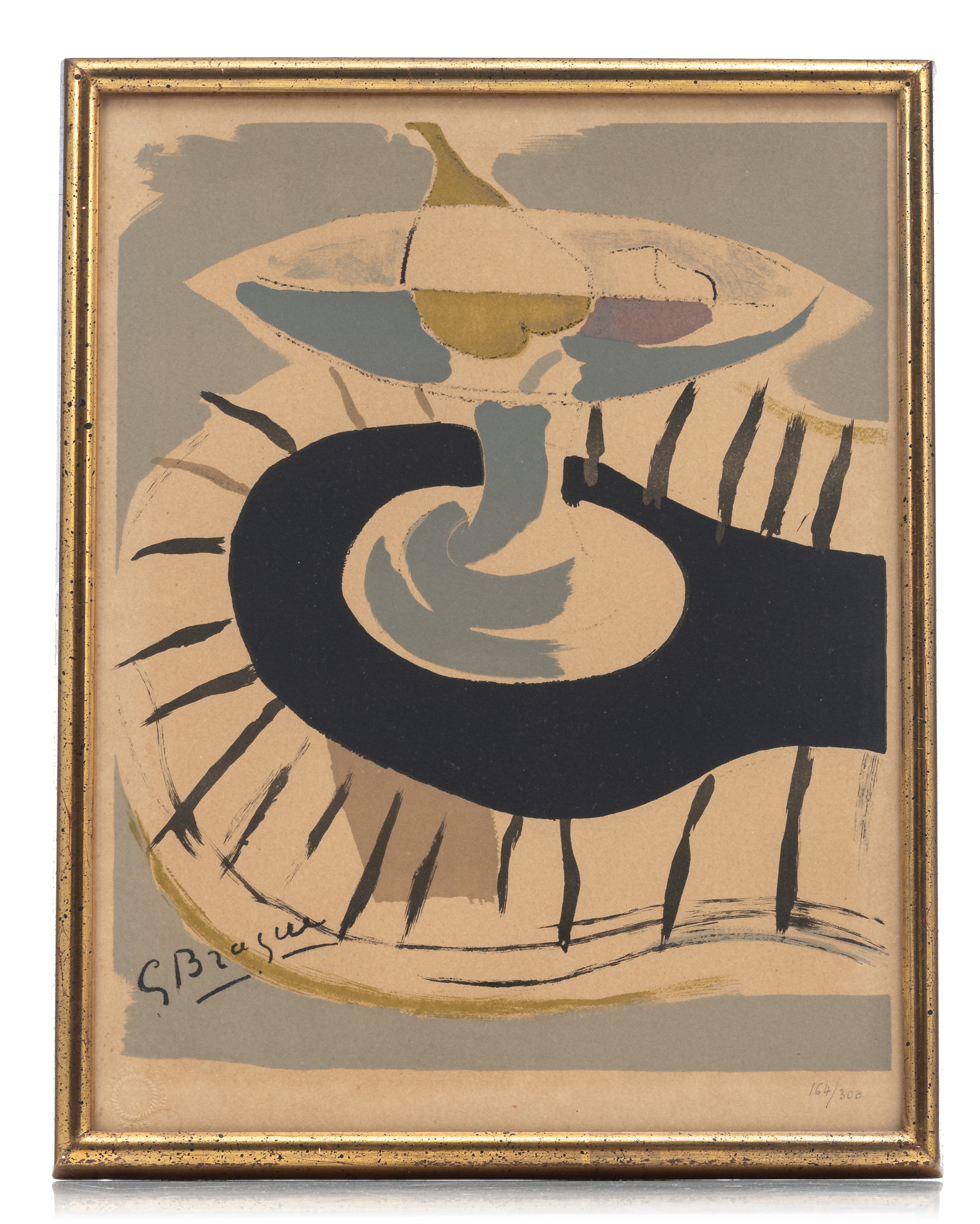Georges Braque (1882-1963), still life, colour lithograph, N∞ 164/300, 28 x 36 cm - Image 2 of 5