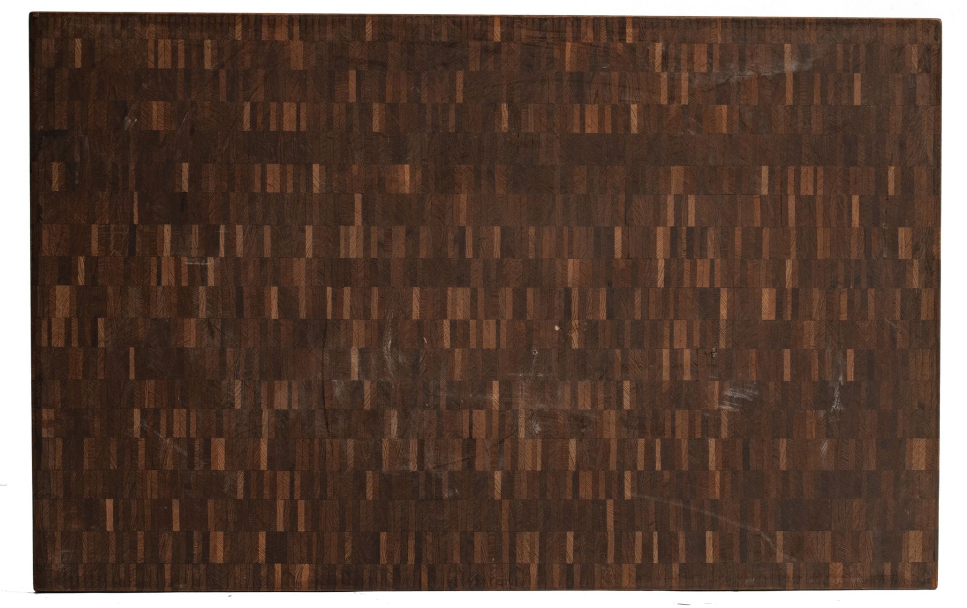 A wenge coffee table, designed by Jules Wabbes, Mobilier Universel, H 36,5 - W 123 - D 78 cm - Image 8 of 15