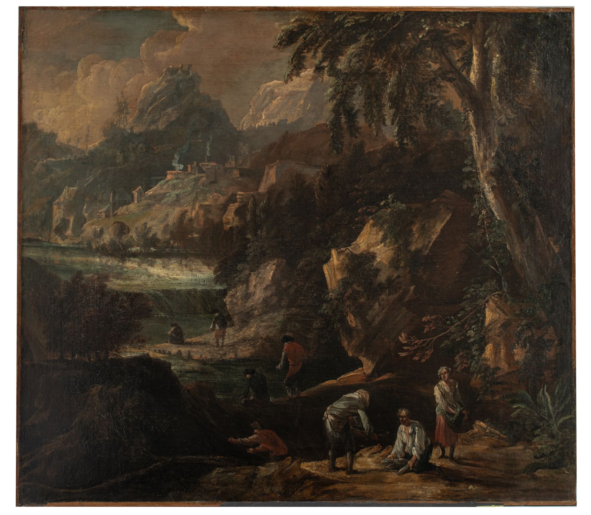 Attributed to Salvator Rosa (1615-1673), the golddiggers, oil on canvas, 120 x 140 cm - Bild 2 aus 8