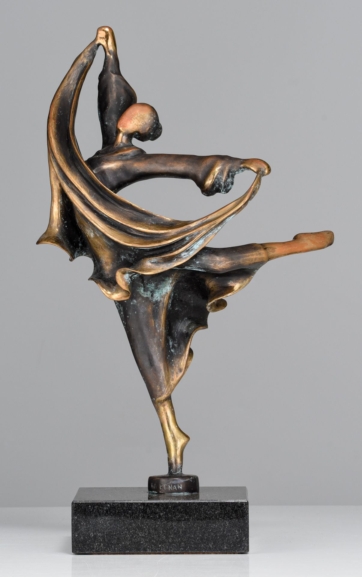 Avi Kenan (1951), untitled, 1983, N∞ 5/50, patinated bronze on a granite base, H 54 - 60 cm (without - Image 2 of 7