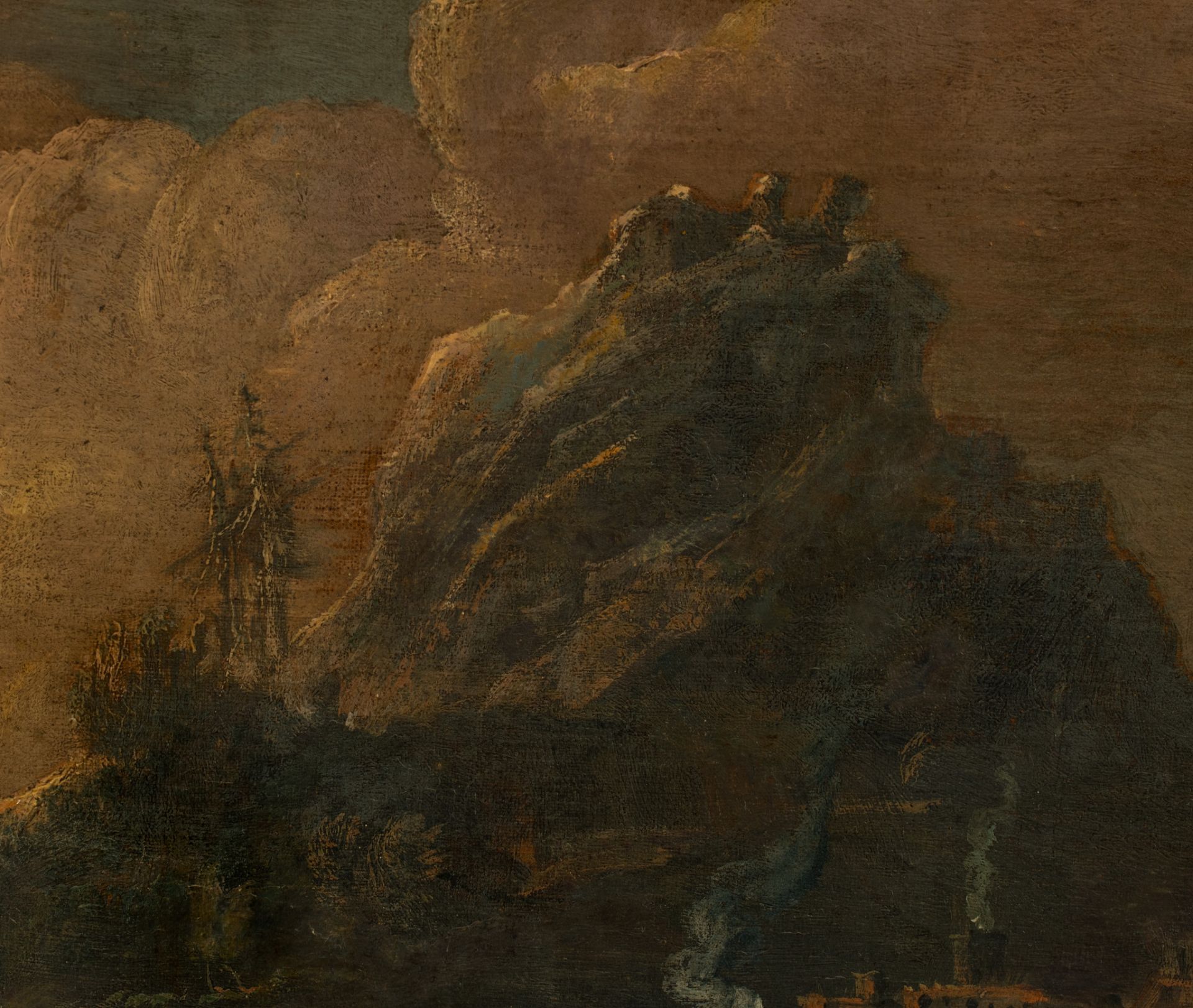 Attributed to Salvator Rosa (1615-1673), the golddiggers, oil on canvas, 120 x 140 cm - Bild 8 aus 8