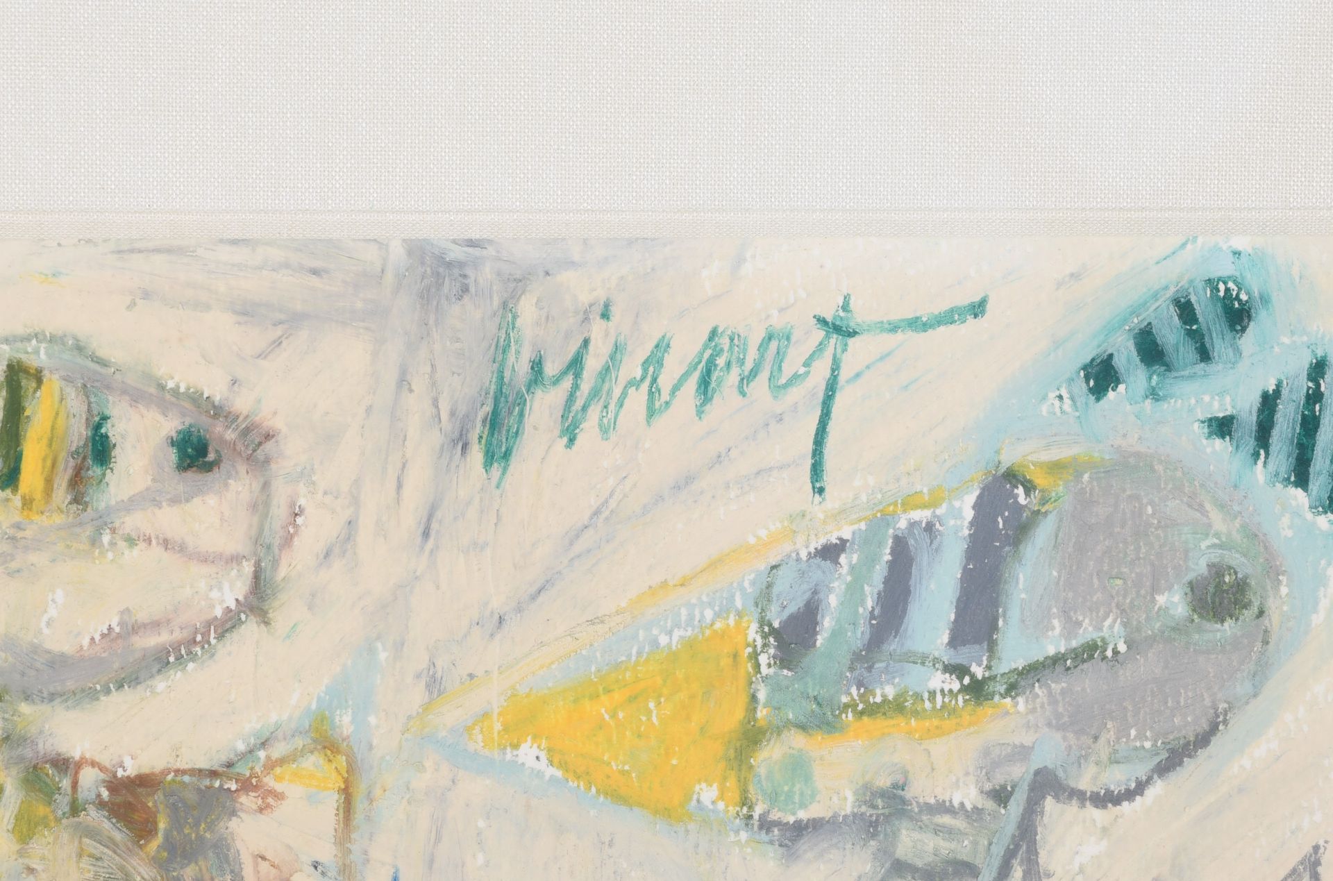 (BIDDING ONLY ON CARLOBONTE.BE) Pierre Binart (1933-2006), 'De Krijgers', gouache on paper, 41 x 54 - Image 4 of 8