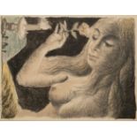 Paul Delvaux (1897-1994), 'Sirene', 1986, lithograph, N∞ 112/150, 23,5 x 31 cm