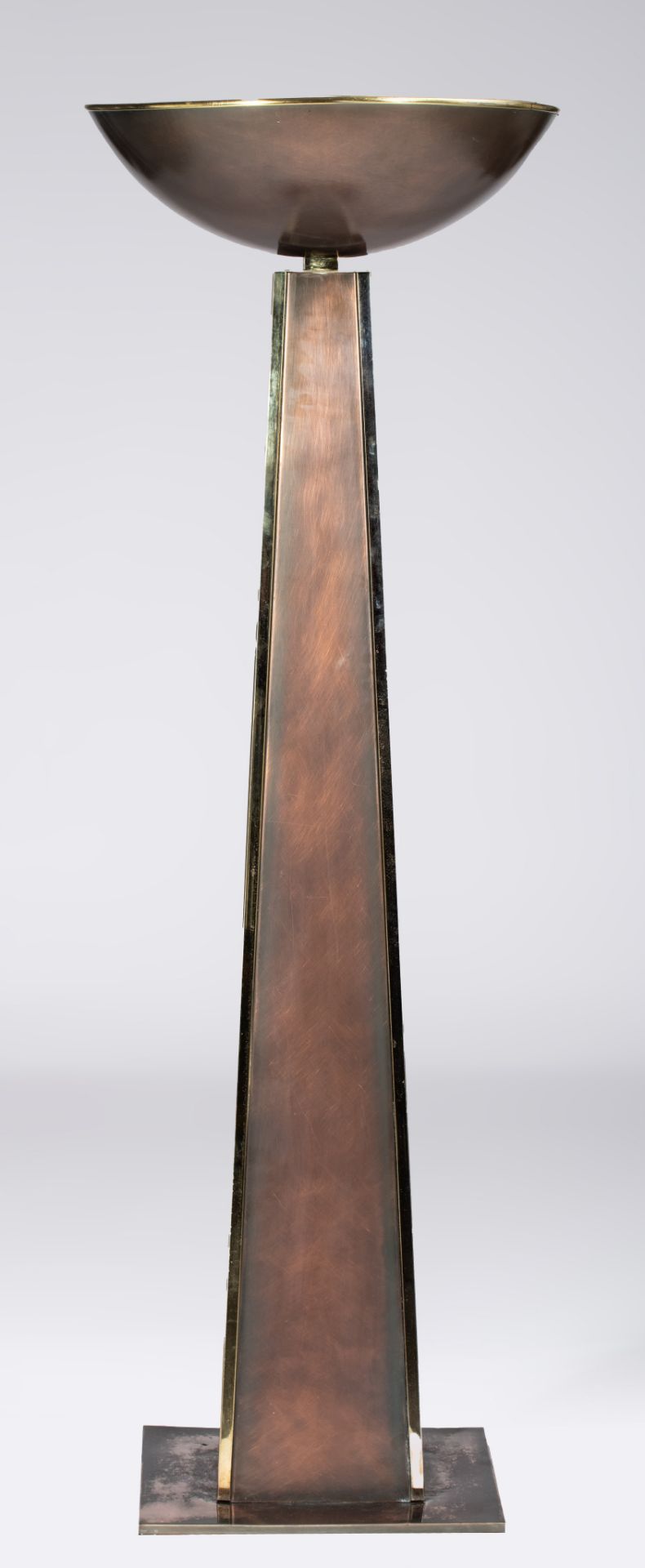 A Torchiere floorlamp by Dewulf Selection for Belgo Chrome, late '70s, H 154,5 - ¯ 52 cm - Image 2 of 6