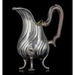 A silver milk jug, with apocryphal Bruges hallmarks, ca 525 g, H 20,5 cm