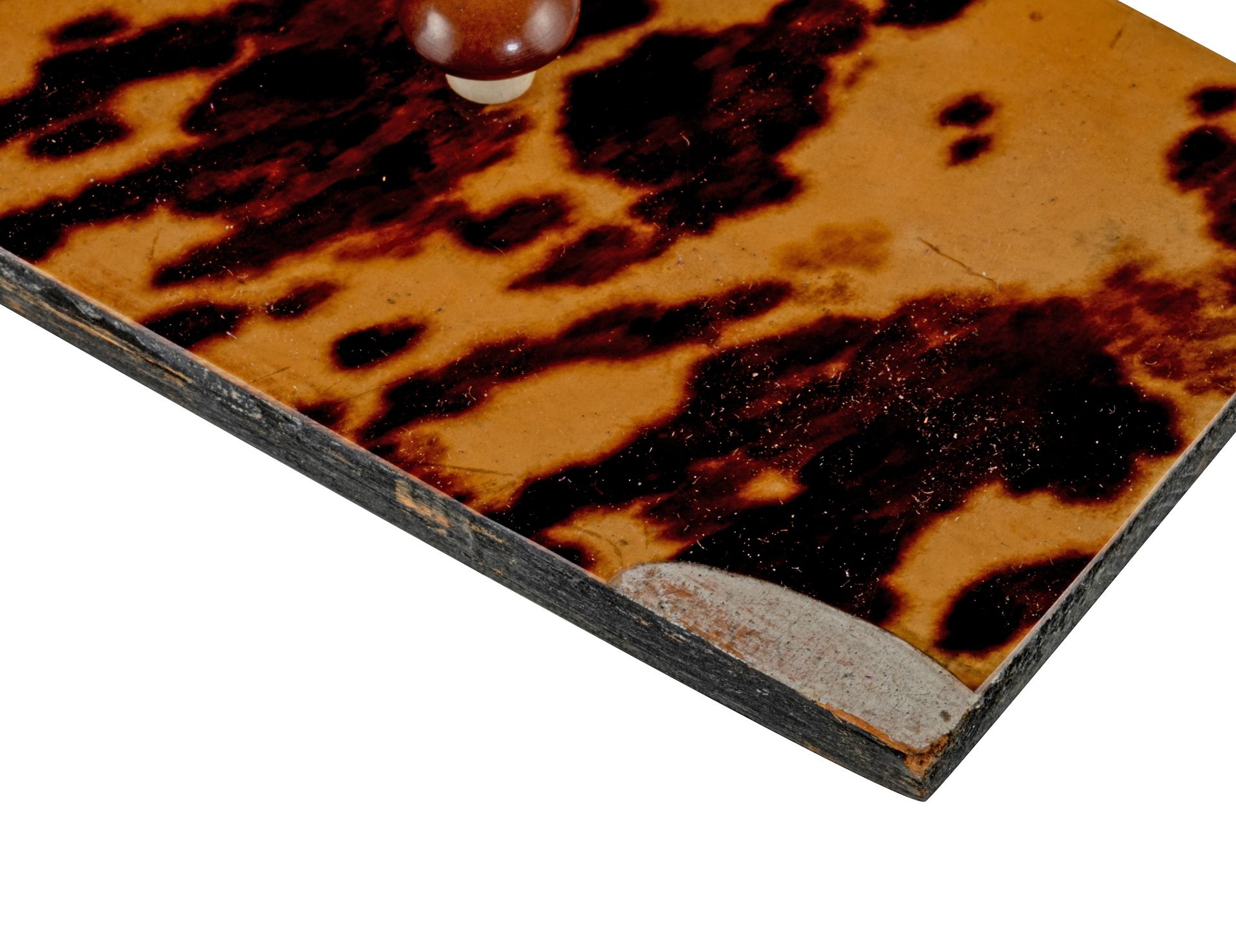 (BIDDING ONLY ON CARLOBONTE.BE) An English tortoiseshell tea box, 19thC, H 8,5 - W 12,5 - D 7,5 cm - Bild 8 aus 8