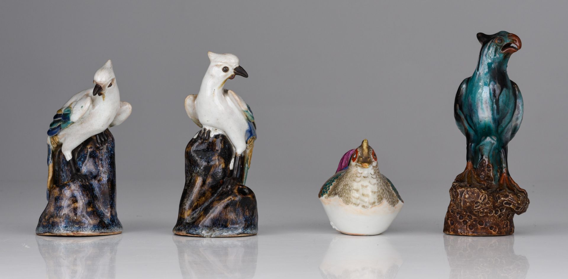 (BIDDING ONLY ON CARLOBONTE.BE) A collection of Japanese Imari and celadon glazed models of various - Image 5 of 22