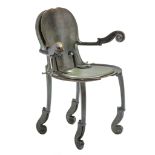Fernandez Arman (1928-2005), a 'Violon' armchair, green patinated bronze, N∞ 14/1800, Stamp foundry