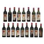 A collection of 17 bottles Ch‚teau Margaux, 1er Grand Cr˚ Classe, Bordeaux, 1947, bottled by J. Vand