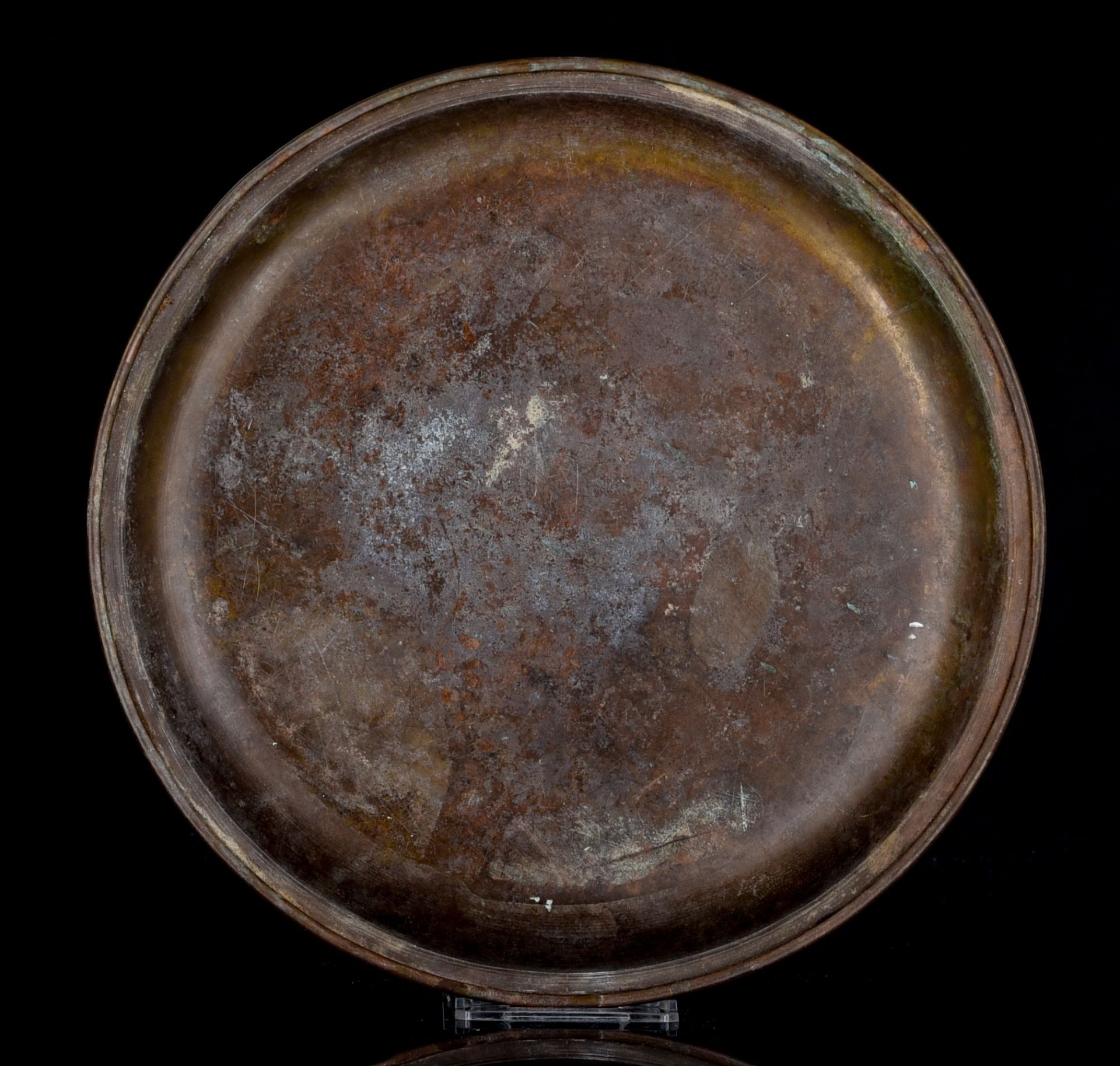 (BIDDING ONLY ON CARLOBONTE.BE) A collection of brass and pewter Judaica, Bezalel and other, H 11,5 - Image 3 of 9