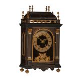 (BIDDING ONLY ON CARLOBONTE.BE) A Neoclassical rosewood veneered 'Pendule Religieuse', with gilt bra