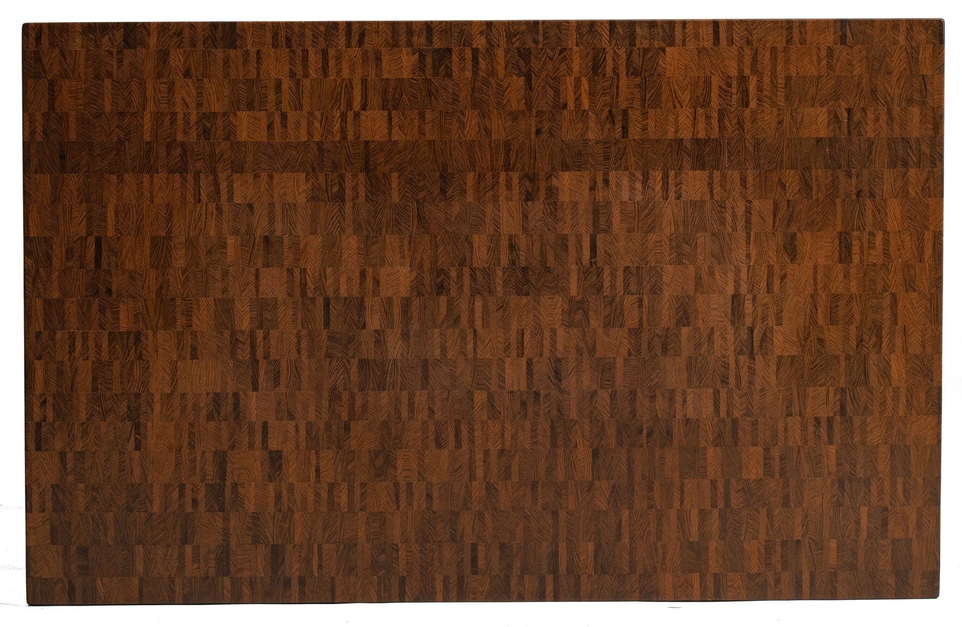 A wenge coffee table, designed by Jules Wabbes, Mobilier Universel, H 36,5 - W 123 - D 78 cm - Image 7 of 15