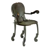Fernandez Arman (1928-2005), a 'Violon' armchair, green patinated bronze, N∞ 12/1800, Stamp foundry