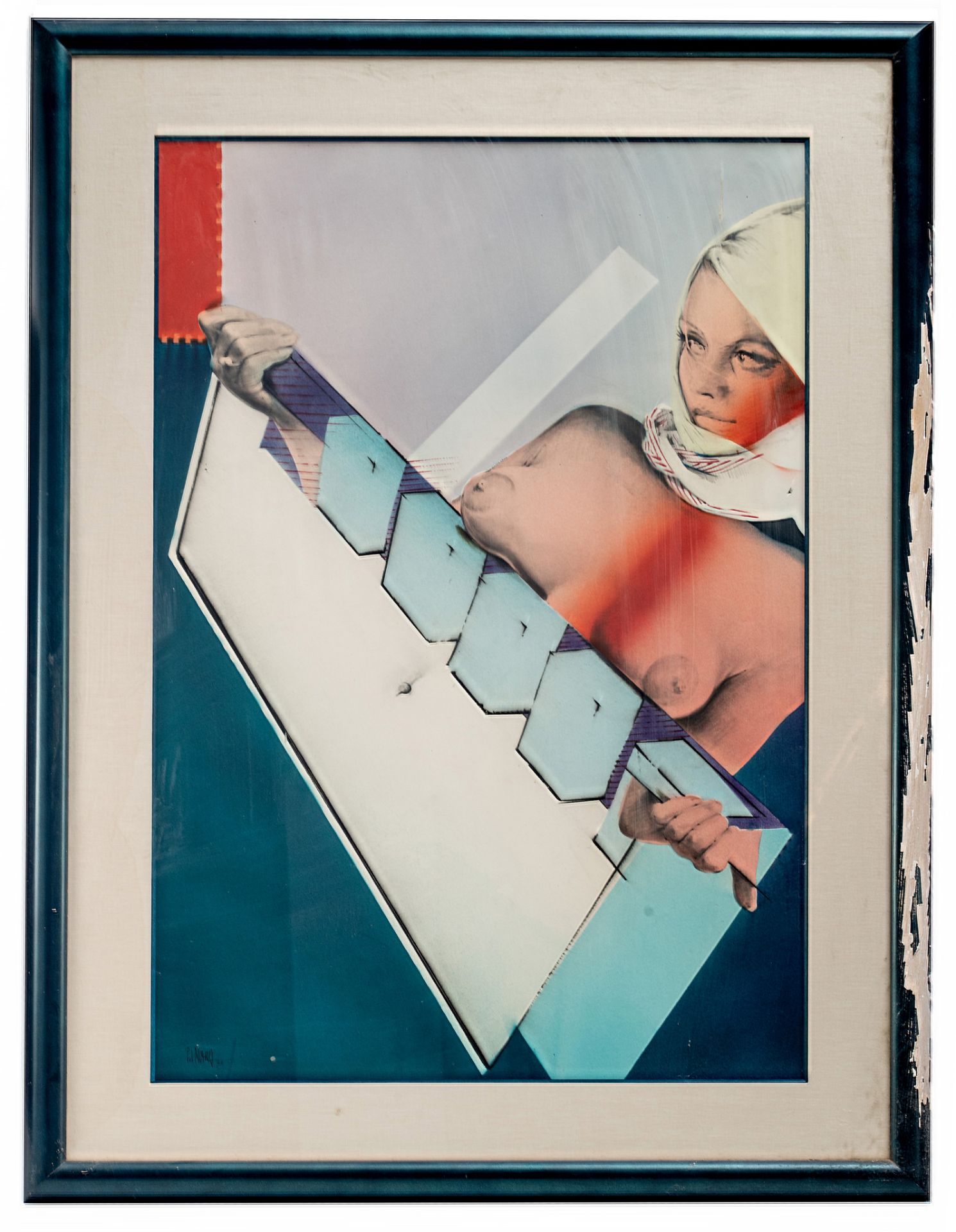 Pol Mara (1920-1998), untitled, 1970, mixed media, 71 x 108 cm - Bild 2 aus 4