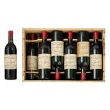 A collection of 12 bottles 'Ch‚teau de Sales', Pomerol, 1980, in the original crate