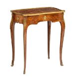 A fine Napoleon III occasional table, signed 'P. Sormani, Paris, H 74 - W 62 - 38 cm