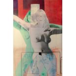 Pol Mara (1920-1998), untitled, 1973, mixed media, 68 x 106 cm