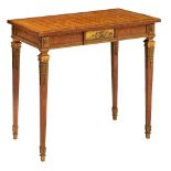 A fine Neoclassical centre table, stamped 'Pander', H 70,5 - W 71 - D 47,5 cm