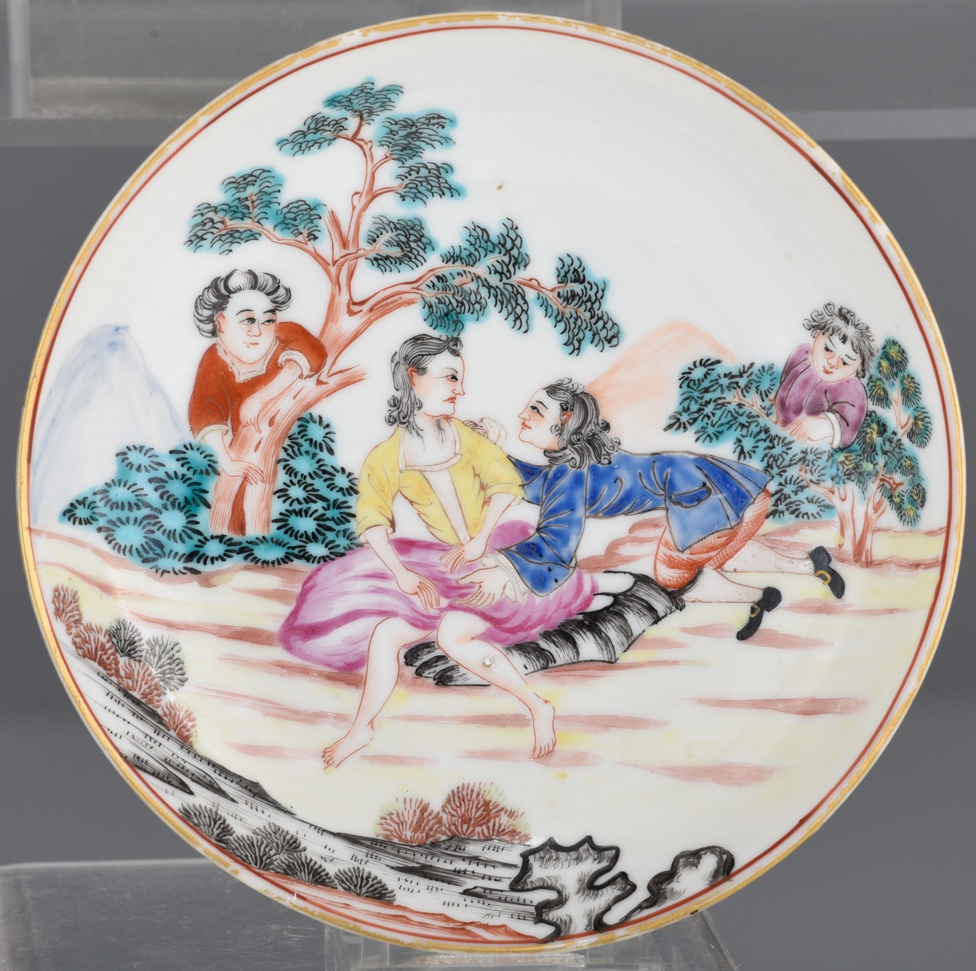 (BIDDING ONLY ON CARLOBONTE.BE) A collection of five matching sets of Chinese famille rose export te - Image 7 of 24