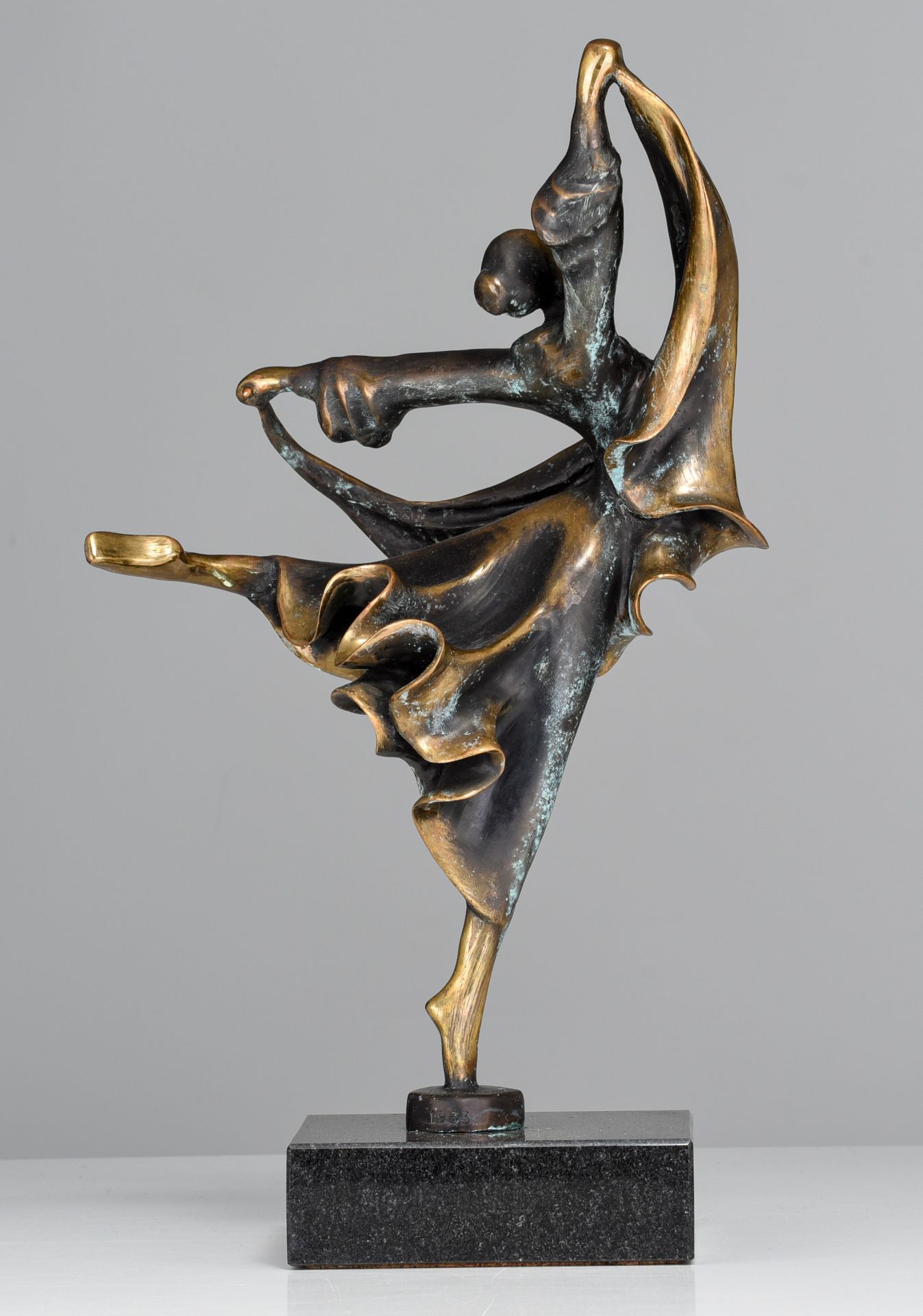 Avi Kenan (1951), untitled, 1983, N∞ 5/50, patinated bronze on a granite base, H 54 - 60 cm (without - Image 5 of 7