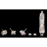 (BIDDING ONLY ON CARLOBONTE.BE) A collection of various silver Judaica, total silver weight: ca. 200