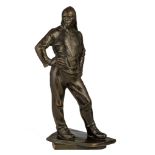 Constantin Meunier (1831-1905), 'Le Debaradeur', 1893, patinated bronze, H 47,5 cm