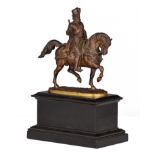 Alfred Emilien de Nieuwerkerke (1811-1892), William I Prince of Orange, patinated bronze, H 25,5 cm