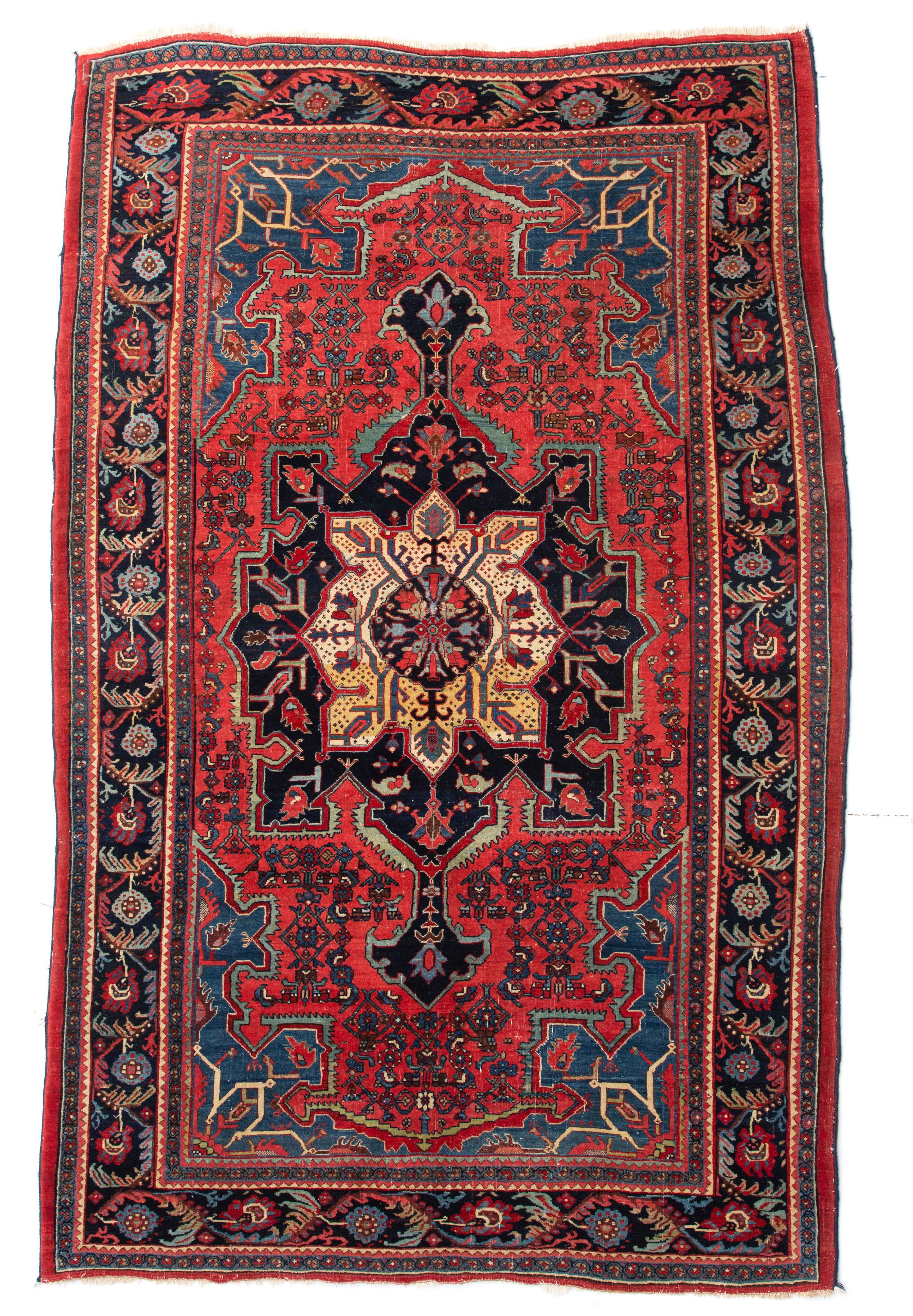 An Oriental Bijar rug, Iran, 1930's, 138 x 216 cm