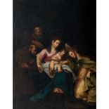 Attributed to Cornelis Schut (1597-1655), the adoration, 17thC, oil on canvas, 66 x 85 cm