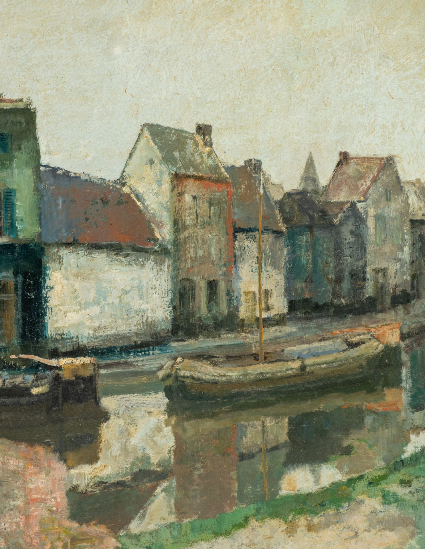 Armand Apol (1879-1950), 'Jardin de ma Maison', oil on canvas, 75 x 90 cm - Image 5 of 6