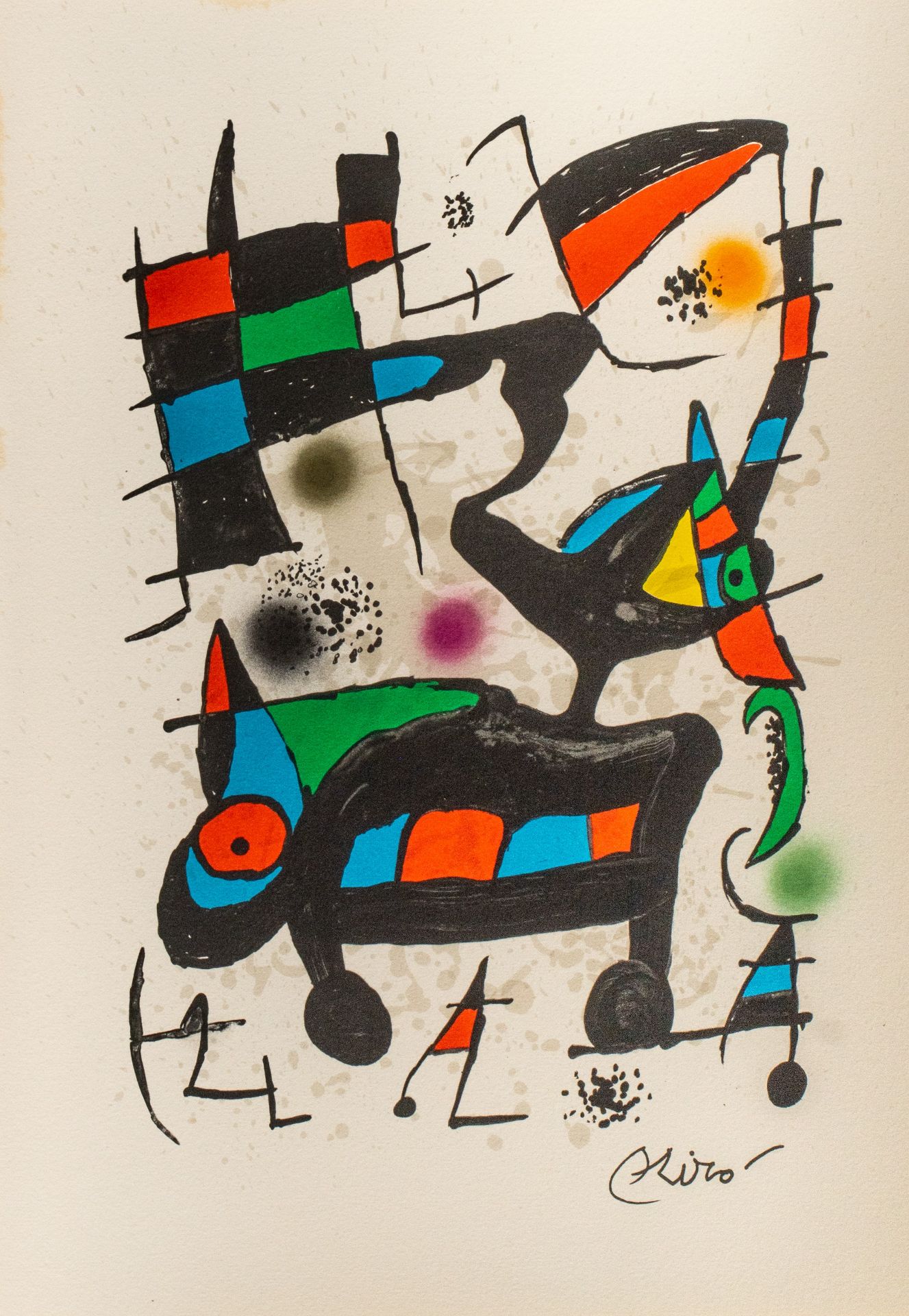 Joan Miro (1893-1983), untitled, lithograph, 32 x 44 cm