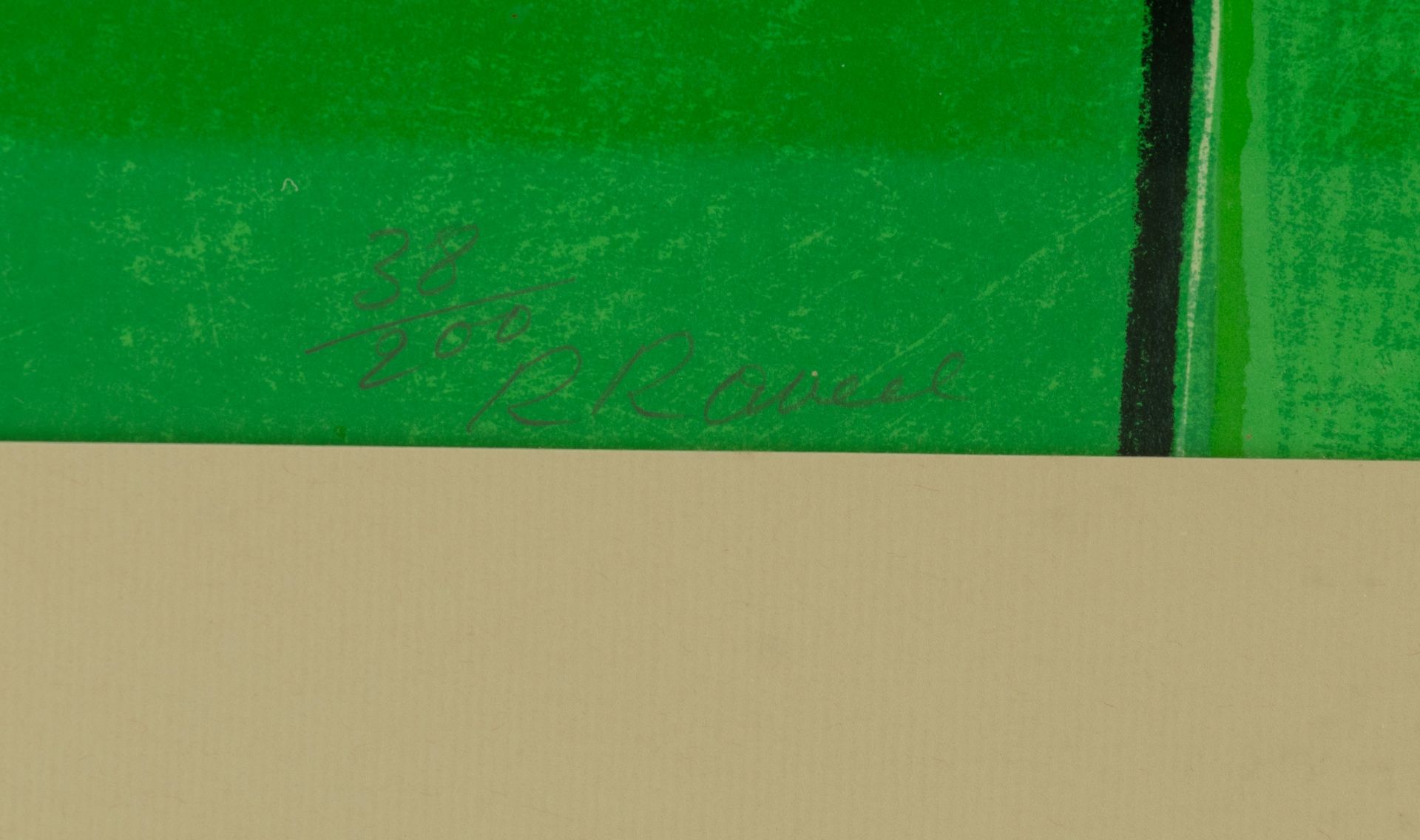 Roger Raveel (1921-2013), 'Groene Poort', lithograph, No 38/200, 54 x 72 cm - Bild 4 aus 4