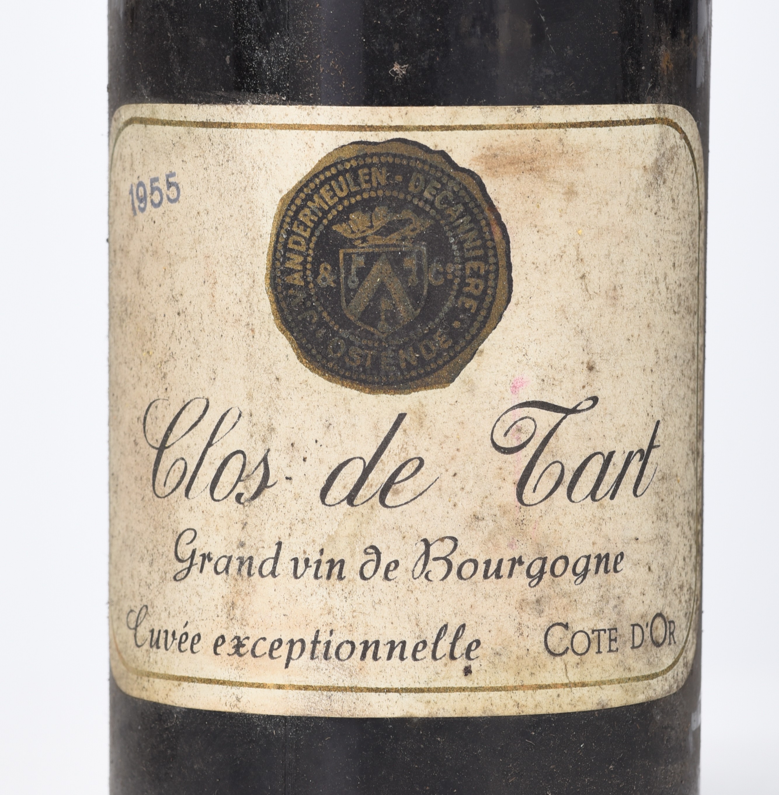 16 bottles 'Chateau Clos de Tart', 1955, bottled by J. Vandermeulen Decanniere, Ostende - Bild 6 aus 7