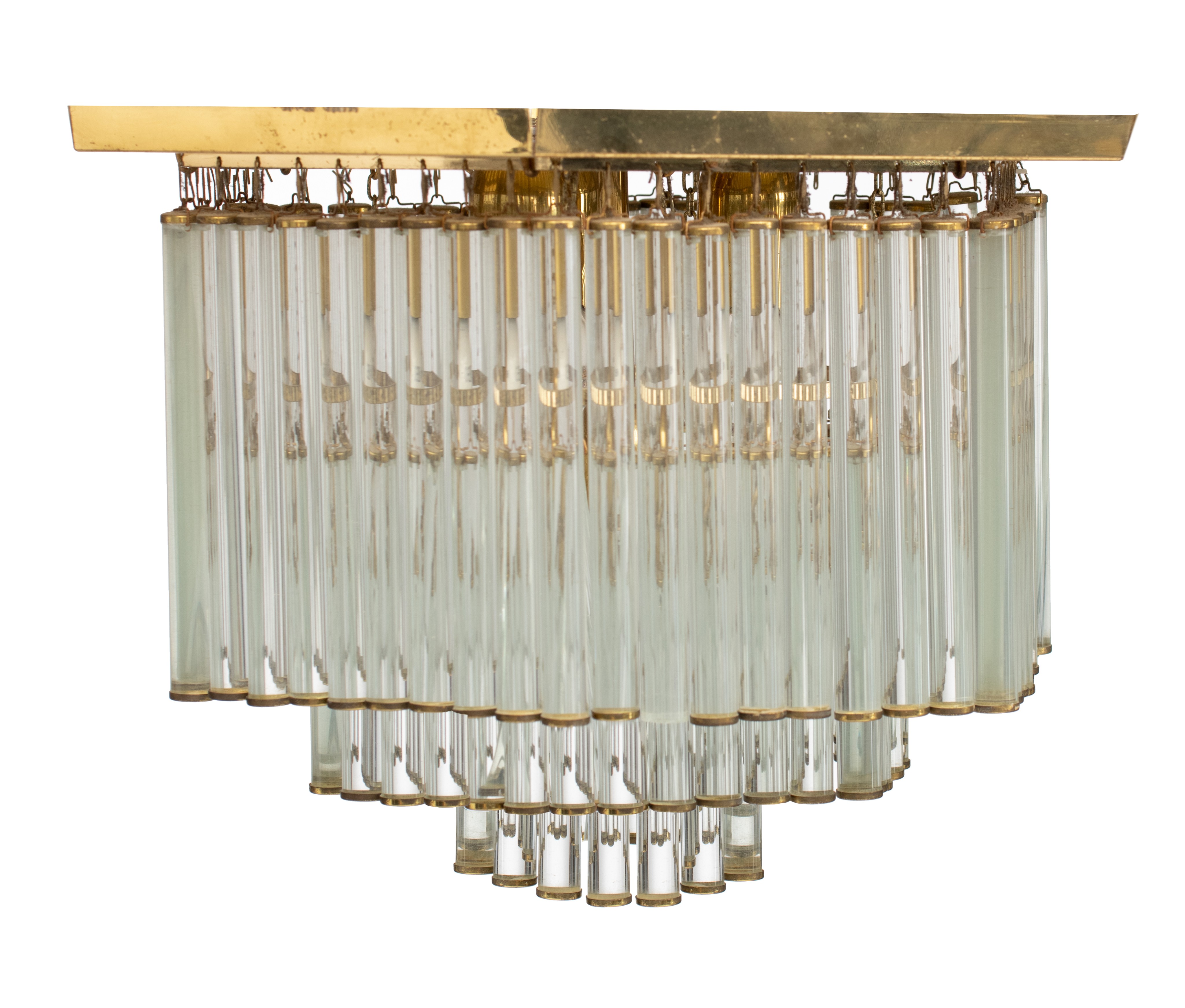 A pair of design chandeliers by Ernst Palme, the '70s, H 27 - W 36 cm