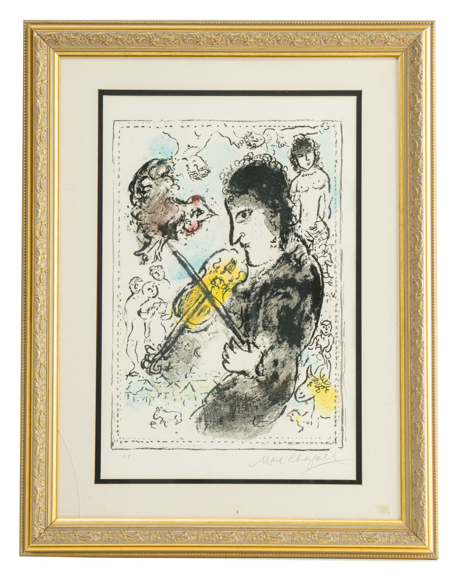 Marc Chagall (1887-1985), untitled, lithograph, H.C., 35 x 49 cm - Image 2 of 6