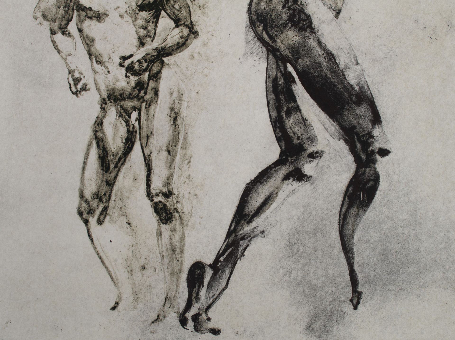 Eric Fishel (1948), 'Nudes (Couple)' (23 Artistes pour Medecins du Monde), aquatint, No 30/100, 45 x - Image 8 of 8