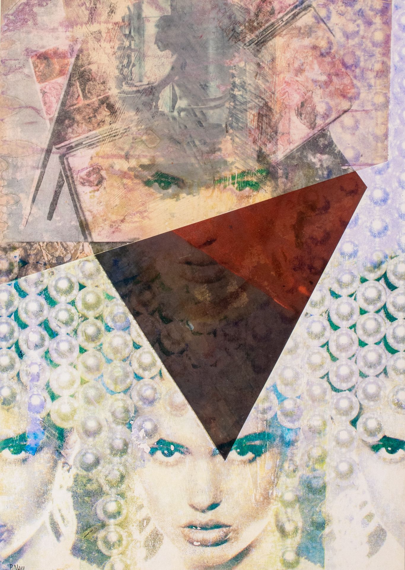 Pol Mara (1920-1998), Mandala, five watercolours on paper, 1995, 130 x 195 cm - Image 6 of 8