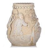 A Chinese Nanking crackle-glazed Hu vase, 19thC, H 24,5 cm