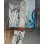 Pol Mara (1920-1998), Tribute to velocipedes, oil and grease pencil on canvas, 1978, 176 x 200 cm