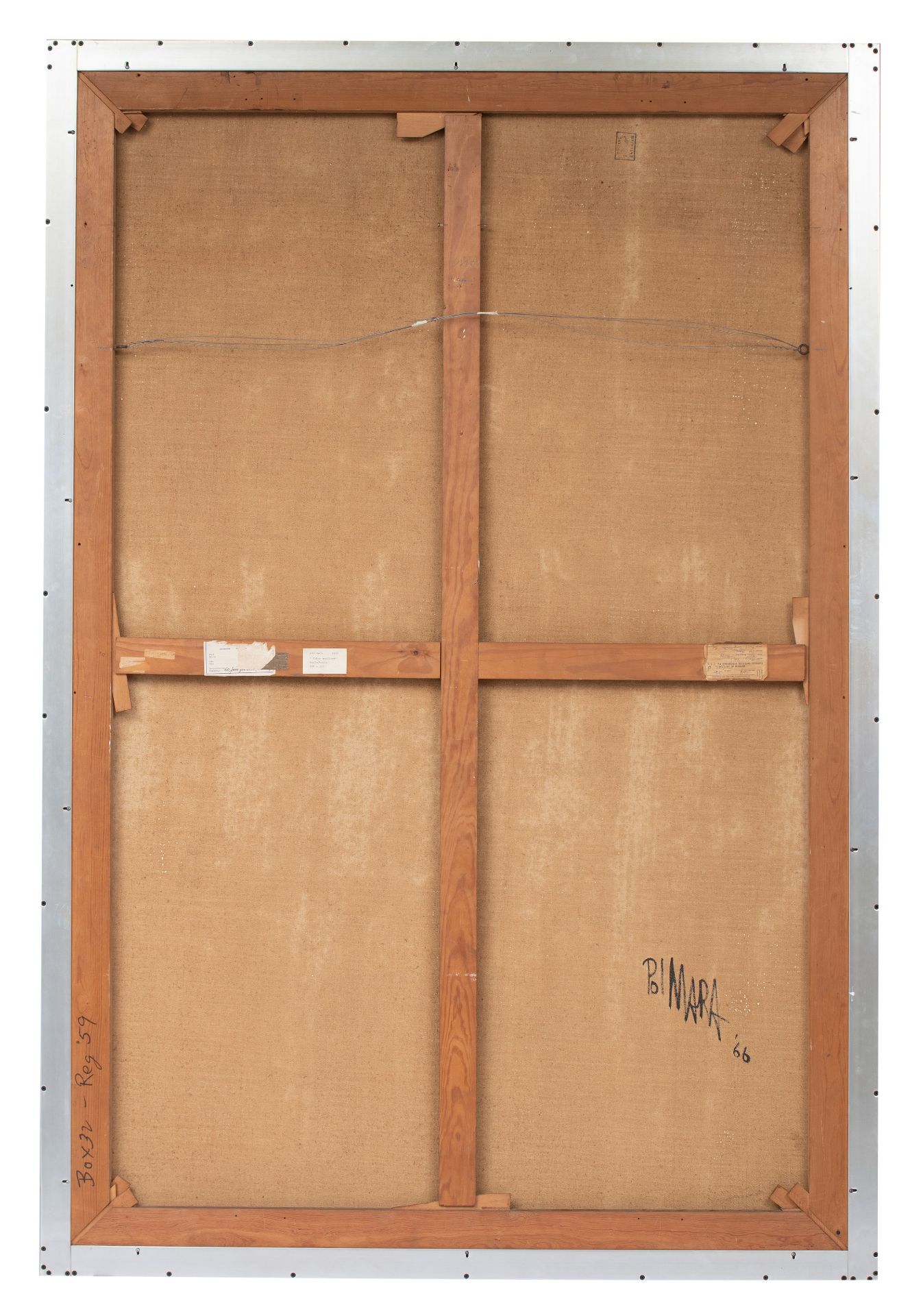 Pol Mara (1920-1998), Colin Maillard, grease pencil and oil on canvas, 1966, 135 x 200 cm - Bild 3 aus 7