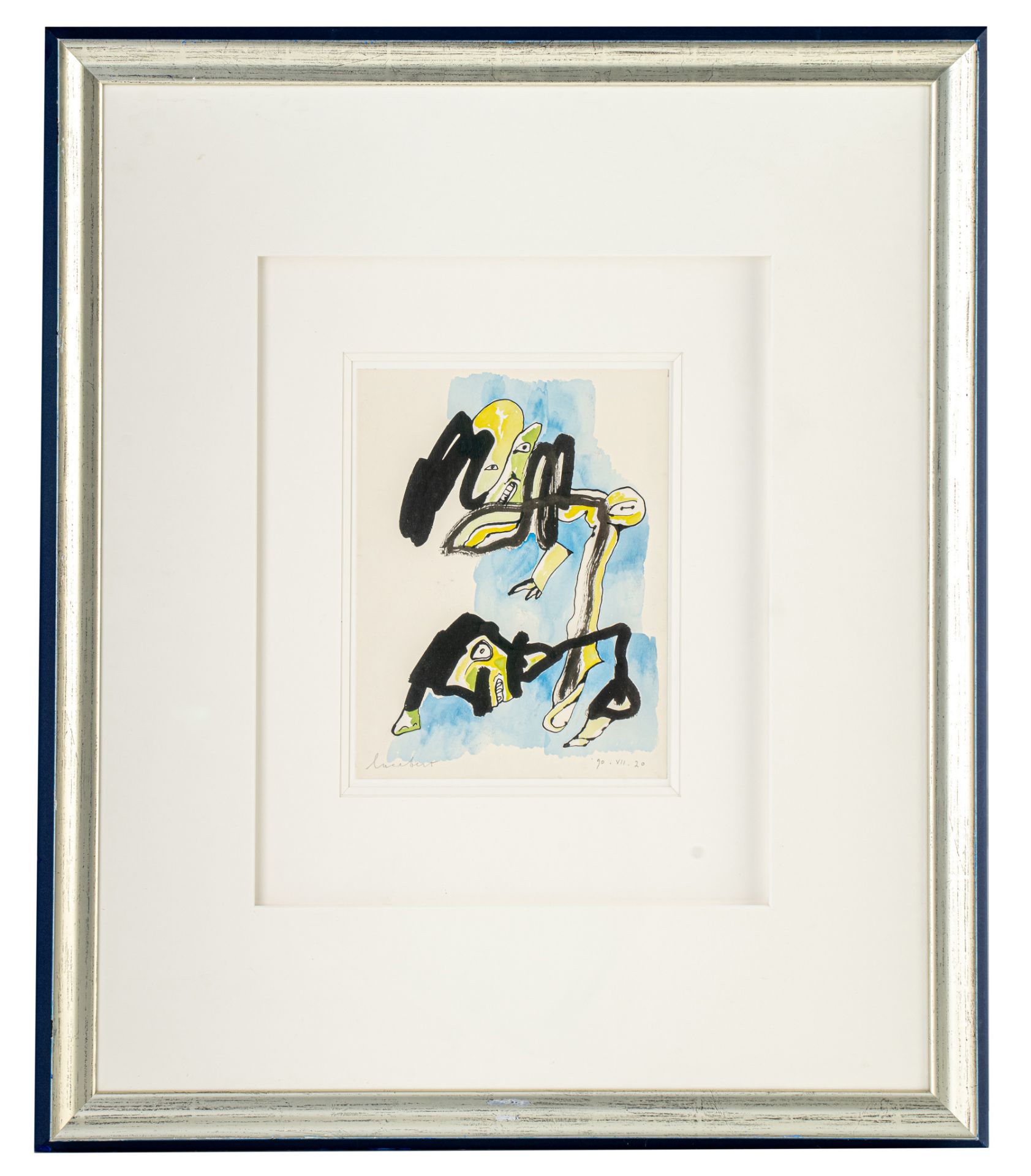 Lucebert (1924-1994), untitled, 1990, ink and watercolour, 23 x 30 cm - Image 2 of 5