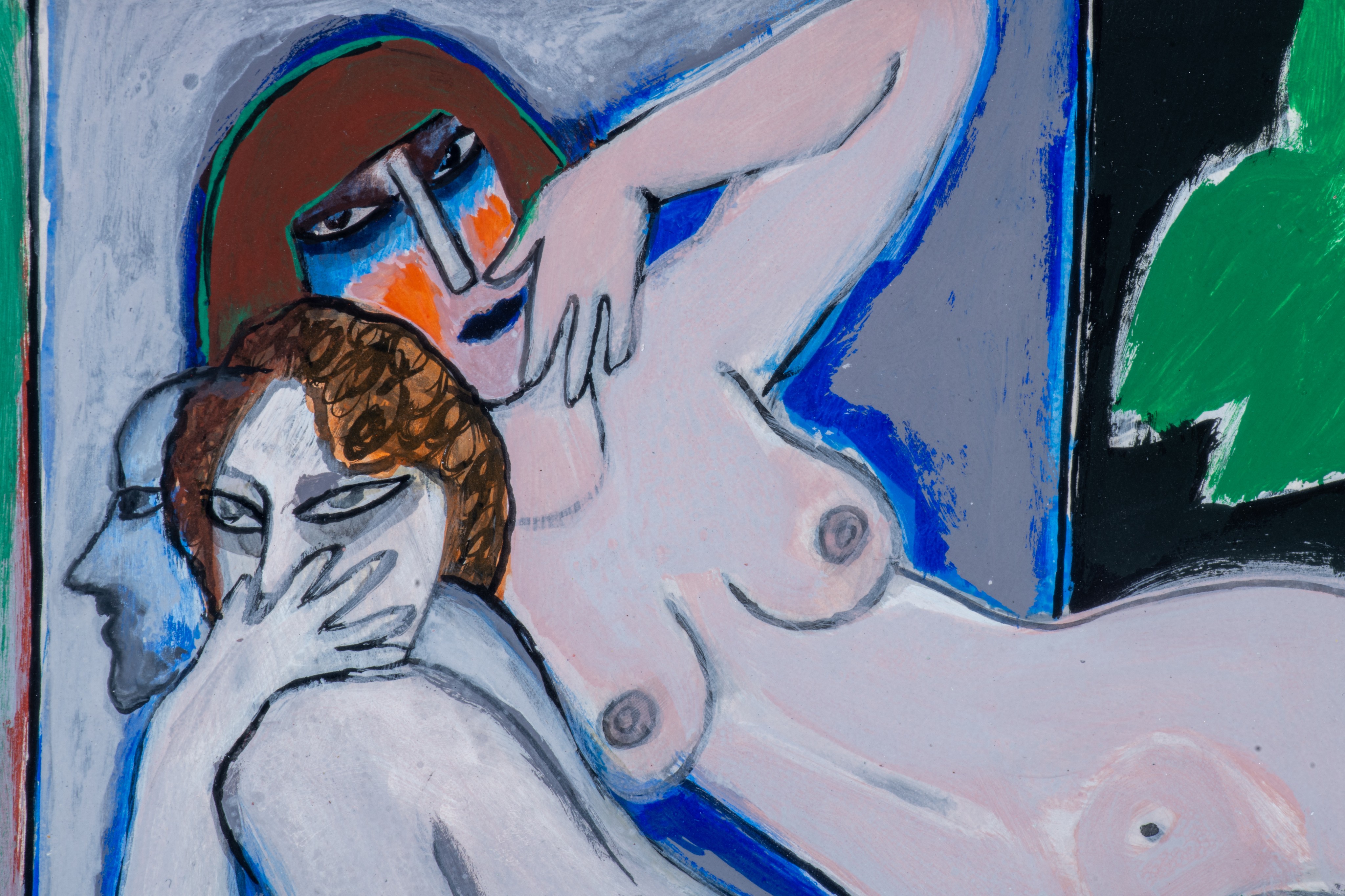 Corneille (1922-2010), female nudes, 1977, gouache on paper, 33 x 42,5 cm - Image 5 of 7