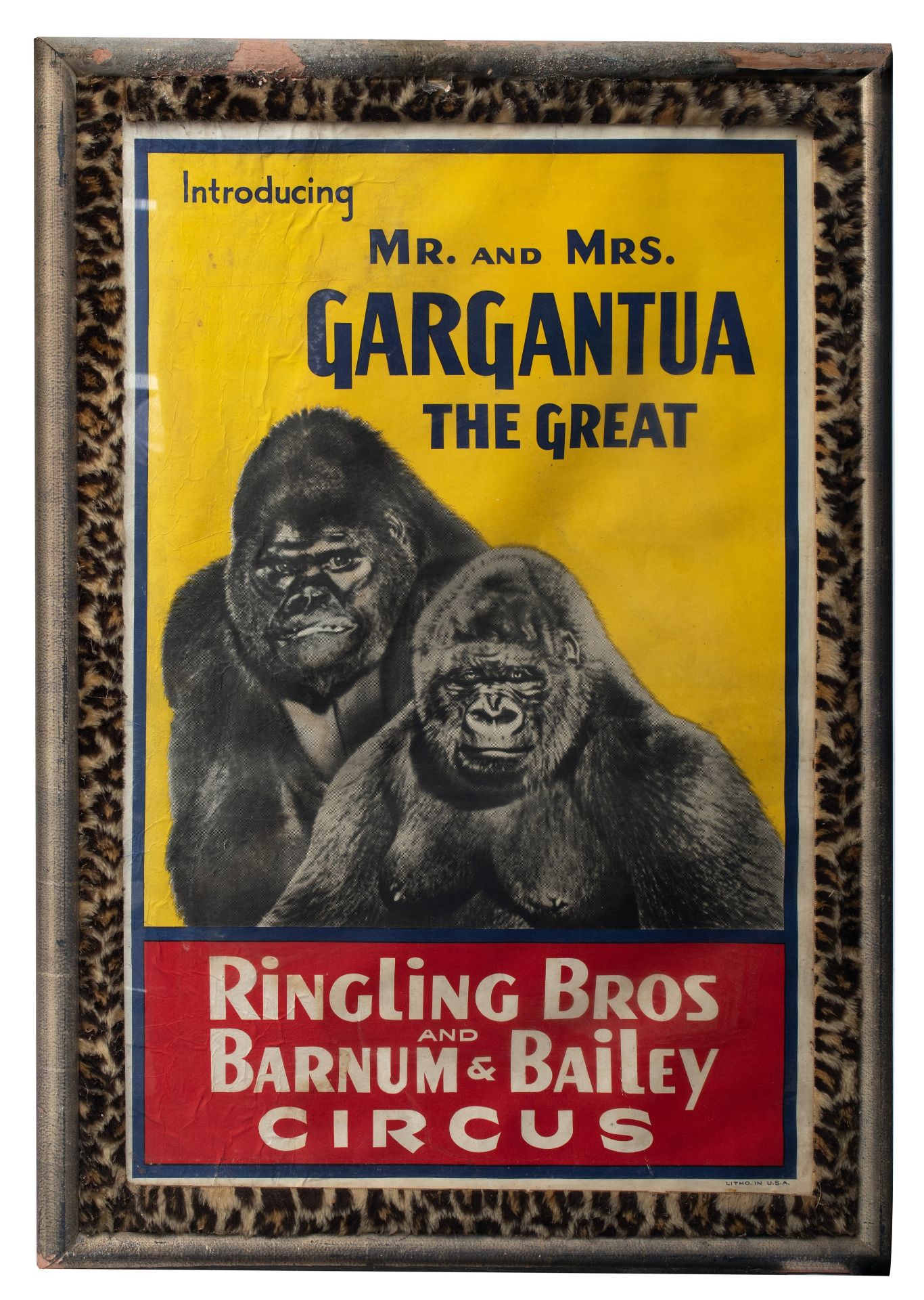 A vintage poster Ringling Bros and Barnum & Bailey Circus, the early 40s, 69 x 104 cm - Image 2 of 3