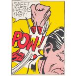 Roy Lichtenstein (1923-1997), 'Sweet dreams baby!', silkscreen on canvas, 'Limited Pirate Edition' (