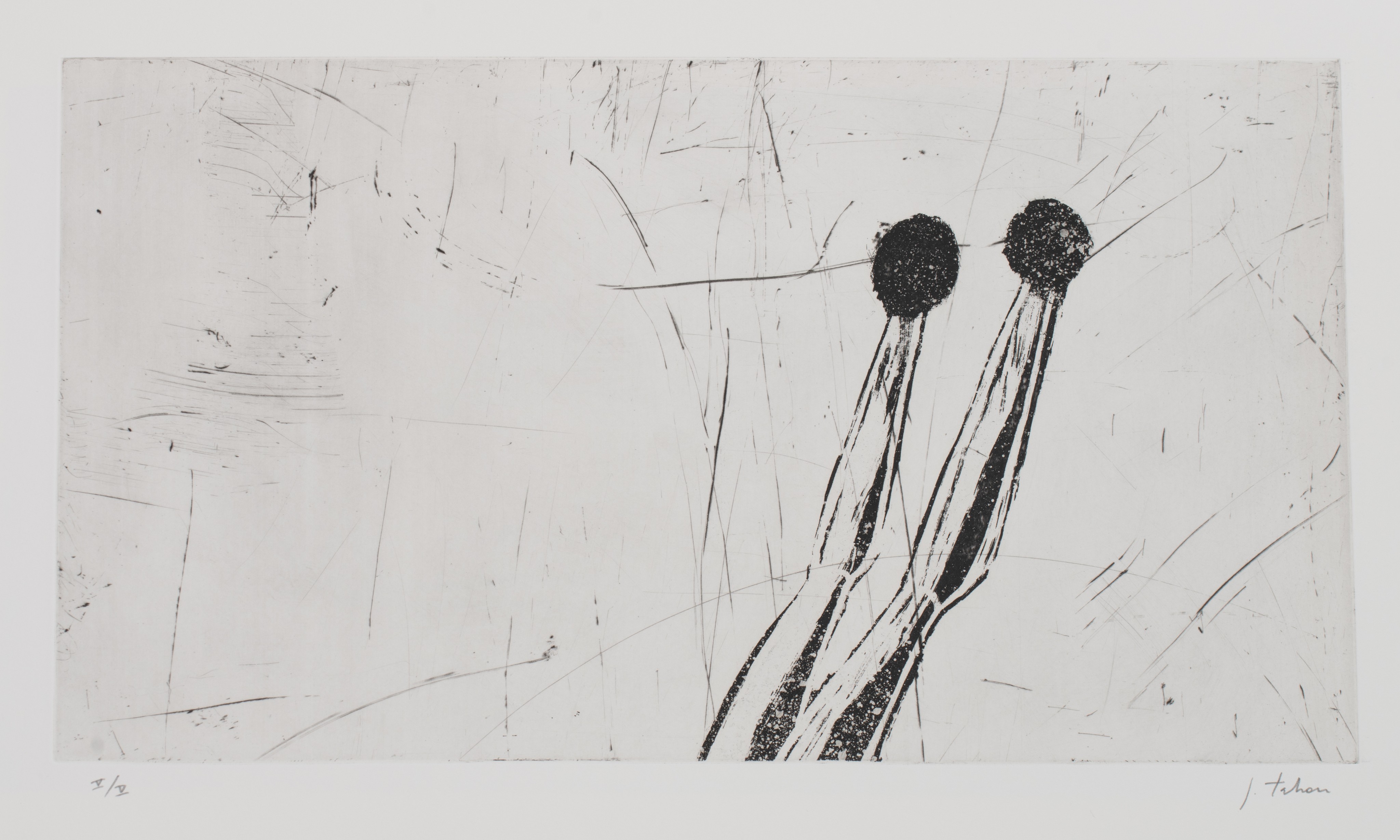 Johan Tahon (1965), 'Orbe de Mercure', art folder containing 12 etchings, No V/V - Image 9 of 16