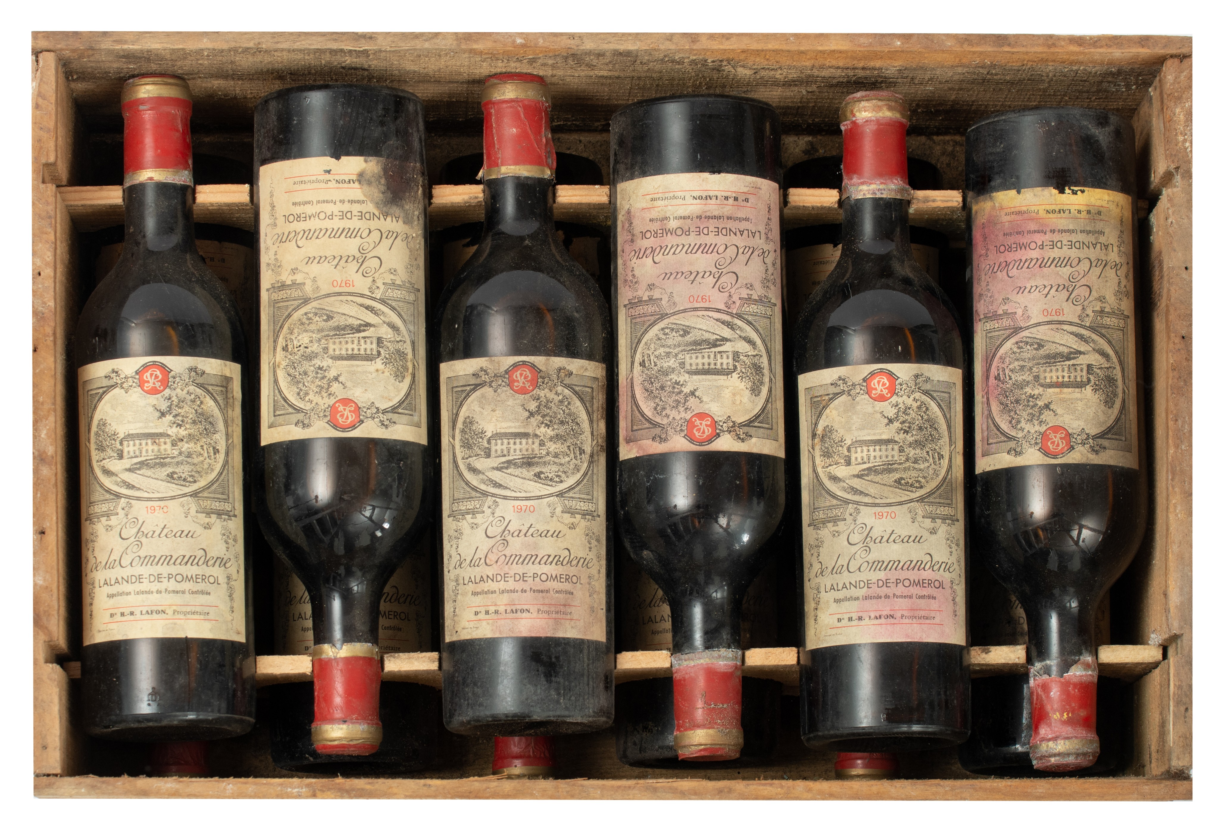 A collection of 36 bottles 'Chateau de la Commanderie', Lalande-de-Pomerol, 1970 - Bild 12 aus 14