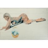 Pol Mara (1920-1998), Maya desnuda, Oil on plastic on polyester, 1970, 130 x 190 cm
